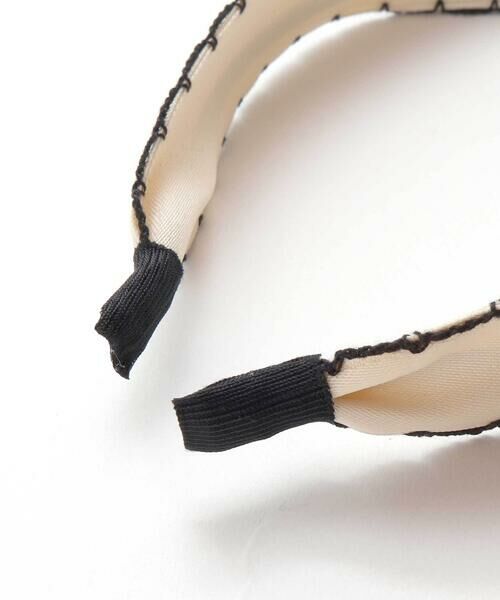 BeBe / べべ カチューシャ・カチューム・その他 | バイカラースカラップリボンカチューシャ | 詳細7