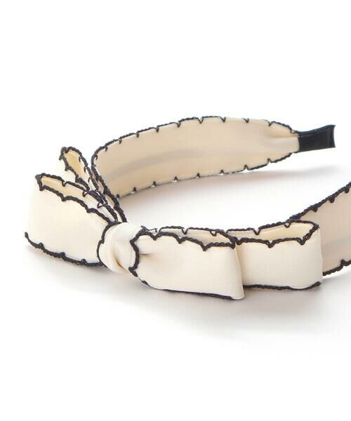 BeBe / べべ カチューシャ・カチューム・その他 | バイカラースカラップリボンカチューシャ | 詳細4