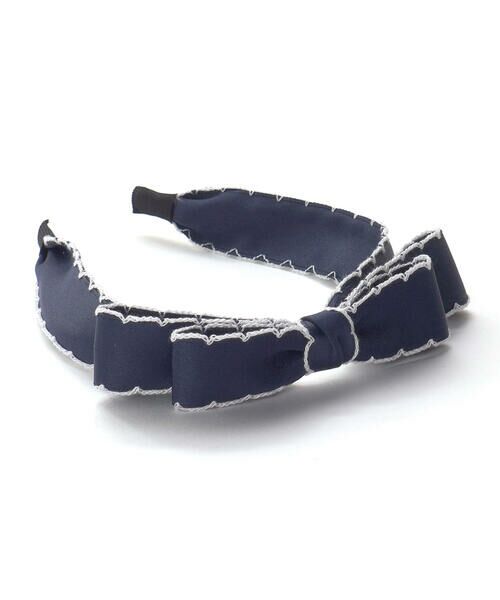 BeBe / べべ カチューシャ・カチューム・その他 | バイカラースカラップリボンカチューシャ | 詳細9