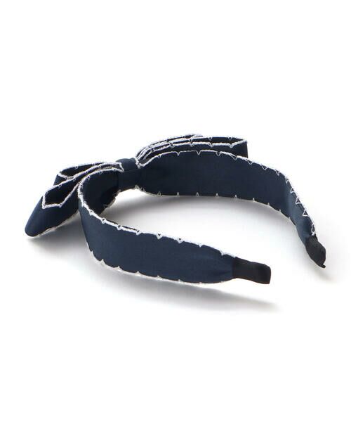 BeBe / べべ カチューシャ・カチューム・その他 | バイカラースカラップリボンカチューシャ | 詳細10