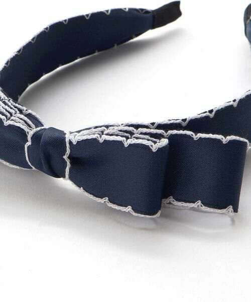 BeBe / べべ カチューシャ・カチューム・その他 | バイカラースカラップリボンカチューシャ | 詳細11