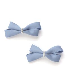 BeBe / べべ ヘアピン | パールポイントリボンヘアクリップ