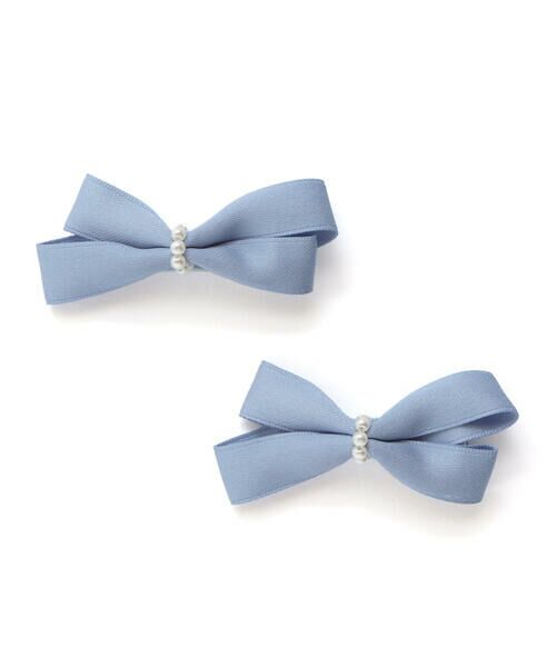 BeBe / べべ ヘアピン | パールポイントリボンヘアクリップ | 詳細4