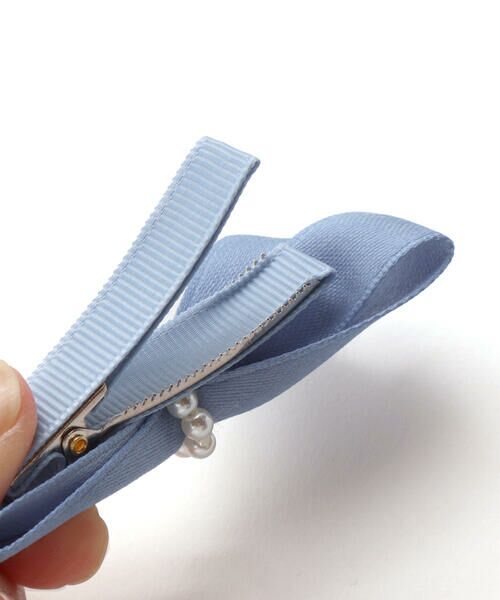 BeBe / べべ ヘアピン | パールポイントリボンヘアクリップ | 詳細8