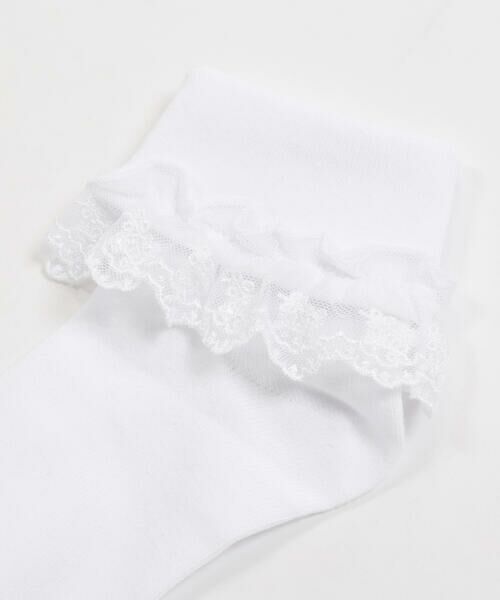 BeBe / べべ ソックス | レース付き折り返しショートソックス(11~24cm) | 詳細2