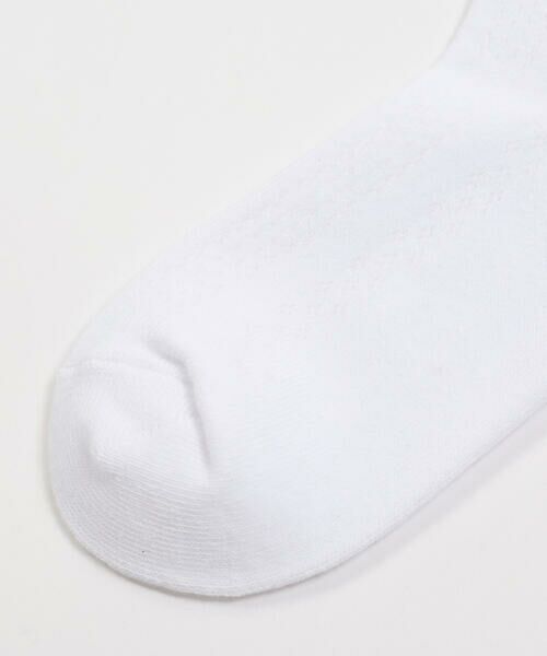 BeBe / べべ ソックス | バックリボン透かし編みハイソックス(15~24cm) | 詳細3