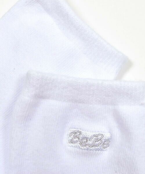 BeBe / べべ ソックス | ロゴ入りクルーソックス(11~24cm) | 詳細1