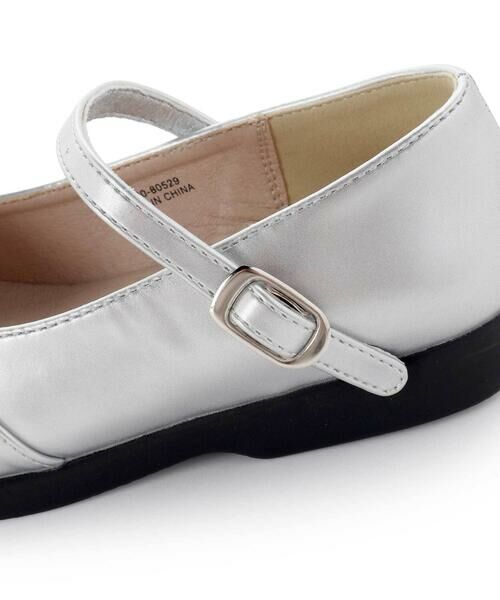 BeBe / べべ フラットシューズ | ギャザーリボンストラップシューズ(17~21cm) | 詳細10