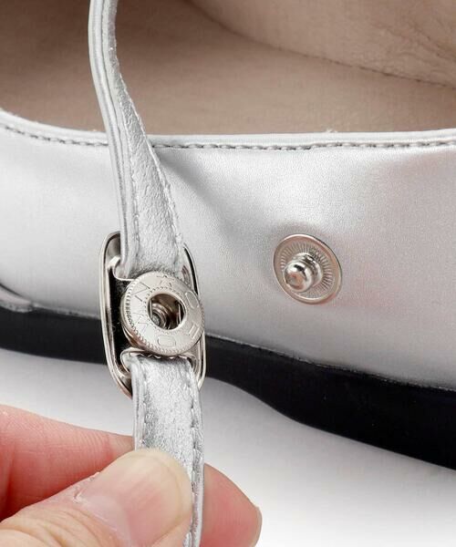 BeBe / べべ フラットシューズ | ギャザーリボンストラップシューズ(17~21cm) | 詳細11