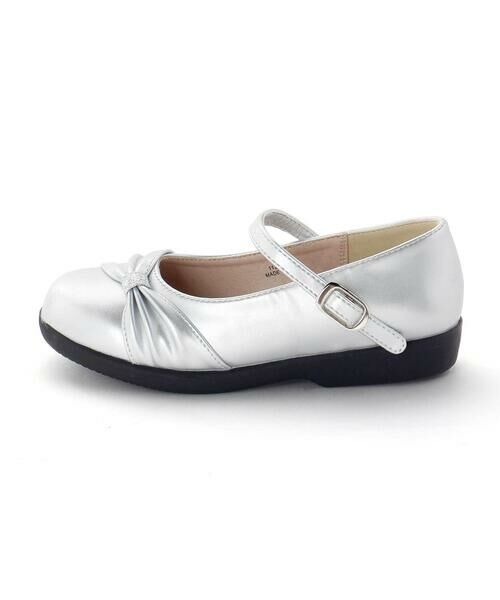 BeBe / べべ フラットシューズ | ギャザーリボンストラップシューズ(17~21cm) | 詳細7