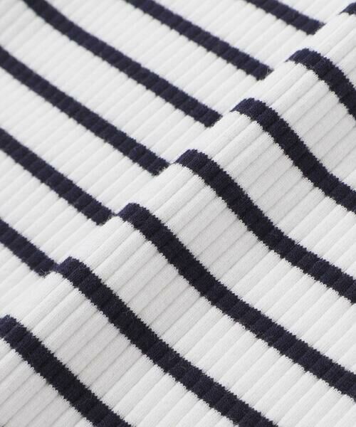 BeBe / べべ Tシャツ | ラメジョーゼットシャーリングキャミ+リブボーダー長袖Tシャツセット(90~160cm) | 詳細9