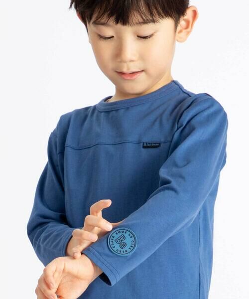 BeBe / べべ Tシャツ | ボーダー半袖Tシャツ+長袖Tシャツセット(90~160cm) | 詳細5