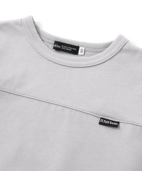 BeBe / べべ Tシャツ | ボーダー半袖Tシャツ+長袖Tシャツセット(90~160cm) | 詳細17