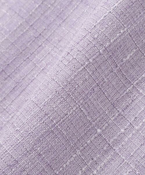 BeBe / べべ ミニ丈・ひざ丈ワンピース | 【お揃い】ツイード調Vネックフリンジジャンパースカート(90~140cm) | 詳細13