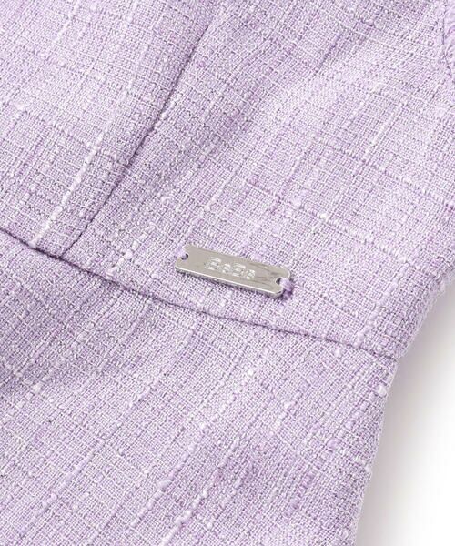 BeBe / べべ ミニ丈・ひざ丈ワンピース | 【お揃い】ツイード調Vネックフリンジジャンパースカート(90~140cm) | 詳細8