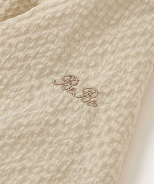 BeBe / べべ ブルゾン | 【撥水加工】サッカーチェックフード付きペプラムブルゾン(90~150cm) | 詳細6