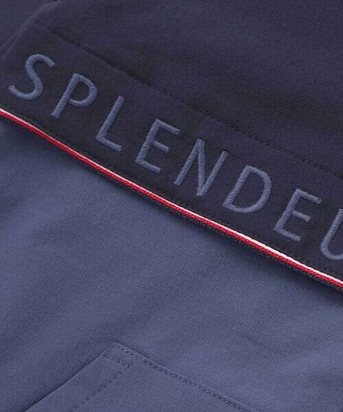 BeBe / べべ ブルゾン | 【撥水加工】リップストップフード付きバイカラーロゴブルゾン(90~150cm) | 詳細12