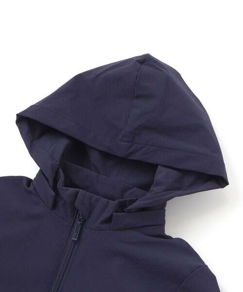 BeBe / べべ ブルゾン | 【撥水加工】リップストップフード付きバイカラーロゴブルゾン(90~150cm) | 詳細8