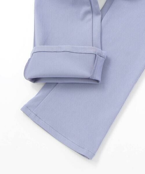 BeBe / べべ チノ・ワークパンツ | ストレッチツイルリボン刺しゅうフレアロングパンツ(90~160cm) | 詳細9