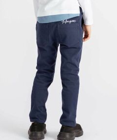 BeBe / べべ チノ・ワークパンツ | ストレッチツイルロゴ刺しゅうストレートロングパンツ(90~160cm)