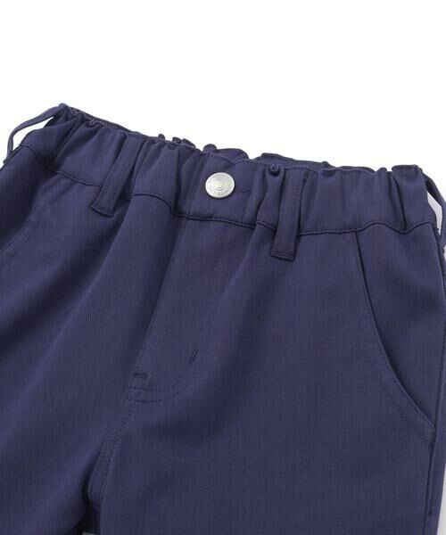 BeBe / べべ チノ・ワークパンツ | ストレッチツイルロゴ刺しゅうストレートロングパンツ(90~160cm) | 詳細10