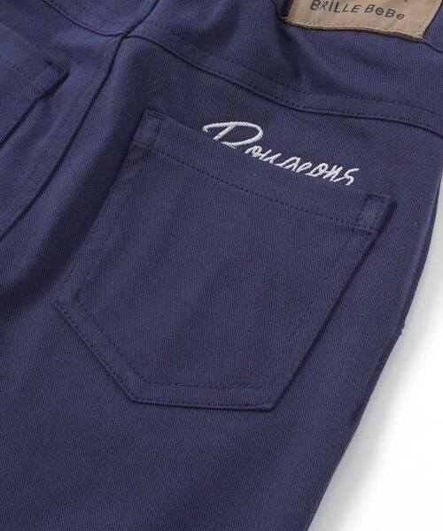 BeBe / べべ チノ・ワークパンツ | ストレッチツイルロゴ刺しゅうストレートロングパンツ(90~160cm) | 詳細13
