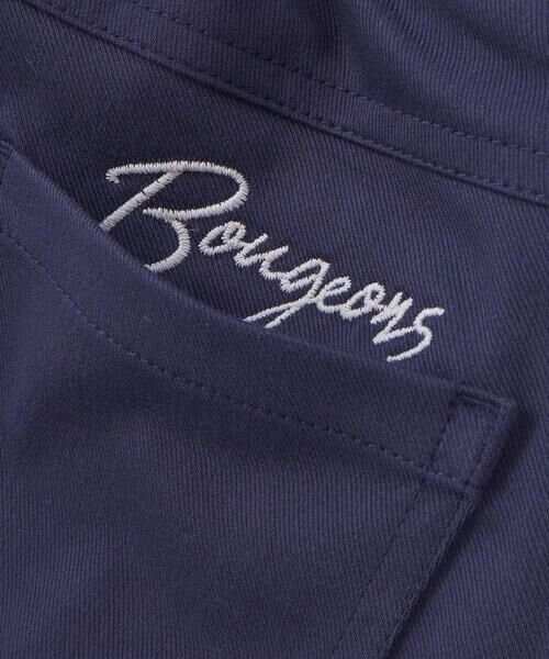 BeBe / べべ チノ・ワークパンツ | ストレッチツイルロゴ刺しゅうストレートロングパンツ(90~160cm) | 詳細14