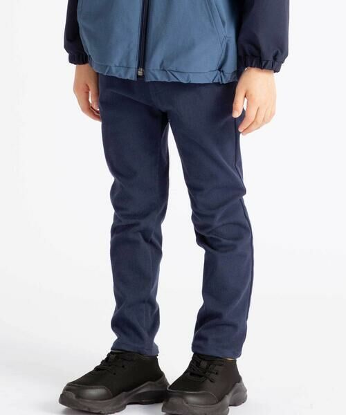 BeBe / べべ チノ・ワークパンツ | ストレッチツイルロゴ刺しゅうストレートロングパンツ(90~160cm) | 詳細6