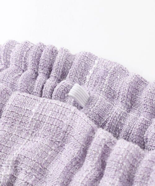 BeBe / べべ ショート・ハーフ・半端丈パンツ | 【お揃い】ツイード調フリンジショートパンツ(90~150cm) | 詳細10