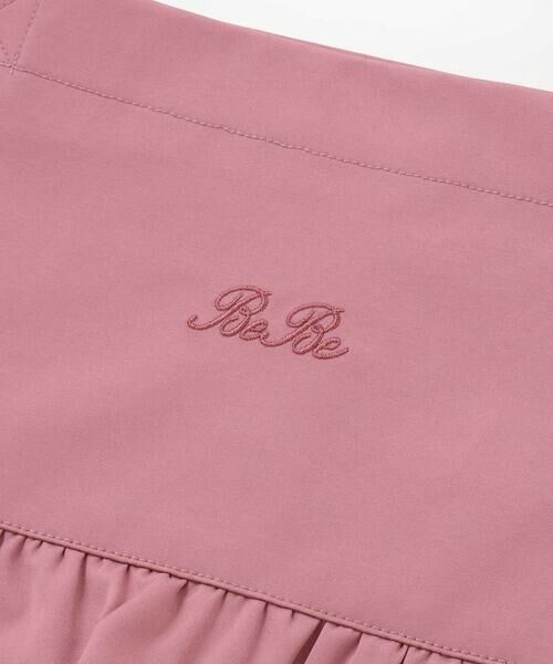 BeBe / べべ トートバッグ | 花柄切り替えフリルレッスンバッグ | 詳細4