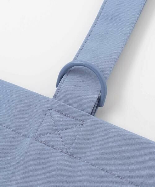 BeBe / べべ トートバッグ | 花柄切り替えフリルシューズバッグ | 詳細6