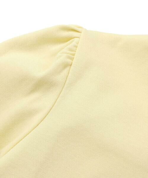 BeBe / べべ Tシャツ | フラワーロゴ刺しゅうスカラップスムース長袖Tシャツ(90~150cm) | 詳細8