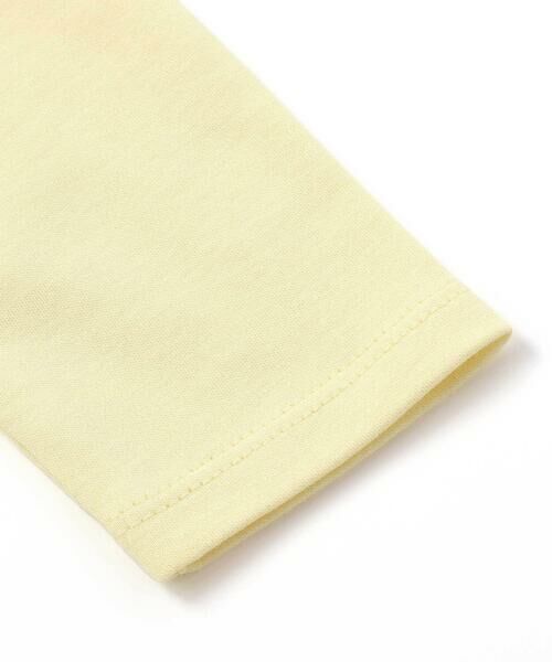 BeBe / べべ Tシャツ | フラワーロゴ刺しゅうスカラップスムース長袖Tシャツ(90~150cm) | 詳細9