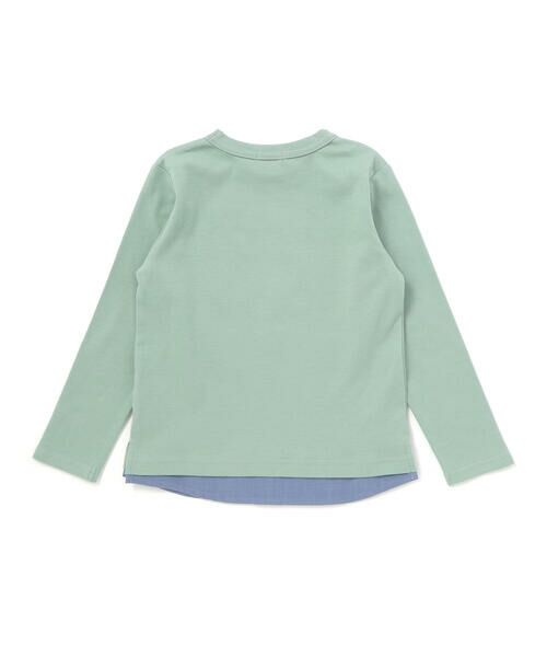 BeBe / べべ Tシャツ | エッフェル塔プリントレイヤード風スムース長袖Tシャツ(90~150cm) | 詳細7