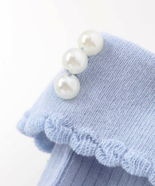 BeBe / べべ ソックス | パールモチーフ折り返しソックス(11~24cm) | 詳細4
