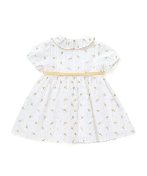 BeBe / べべ ミニ丈・ひざ丈ワンピース | 【お揃い】花柄フリルカラーパフスリーブワンピース(80~100cm) | 詳細8