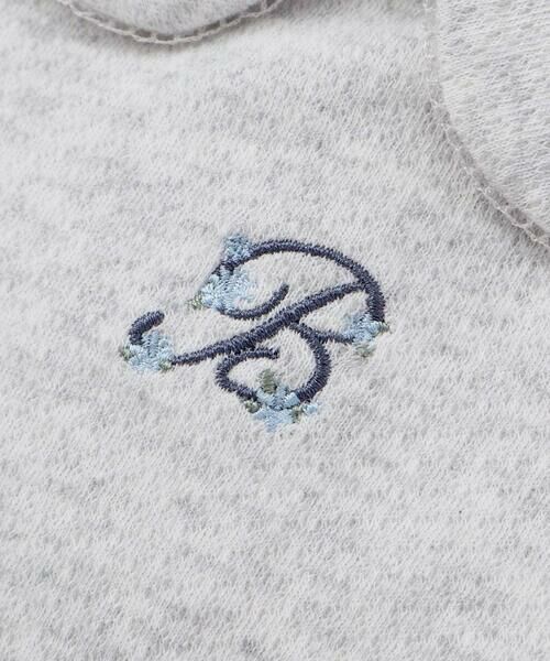 BeBe / べべ ミニ・ひざ丈スカート | 針抜き丸襟長袖ブラウス+サスペンダースカートセット(80~100cm) | 詳細6