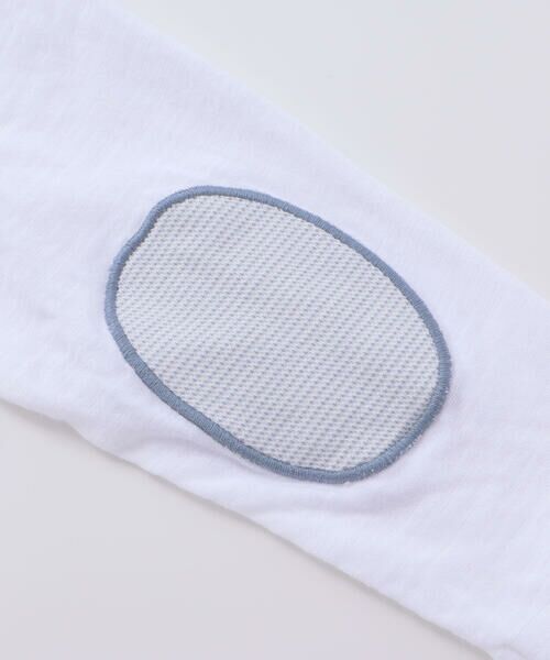 BeBe / べべ サロペット・オールインワン | スラブ天竺肘パッチ長袖Tシャツ+オーバーオールセット(80~90cm) | 詳細15