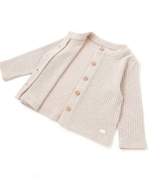 BeBe / べべ カーディガン・ボレロ | メランジテレコ長袖カーディガン(80~100cm) | 詳細10