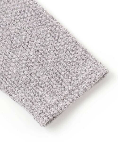 BeBe / べべ カーディガン・ボレロ | メランジワッフルポンポンフード付き長袖カーディガン(80~100cm) | 詳細10