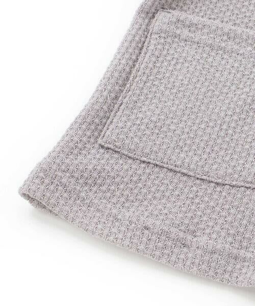 BeBe / べべ カーディガン・ボレロ | メランジワッフルポンポンフード付き長袖カーディガン(80~100cm) | 詳細12