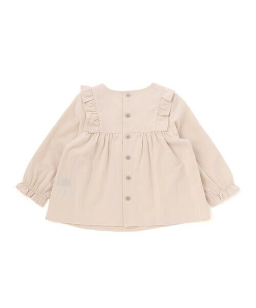 BeBe / べべ シャツ・ブラウス | スクエアフリルお花刺しゅう長袖フレアブラウス(80~100cm) | 詳細12