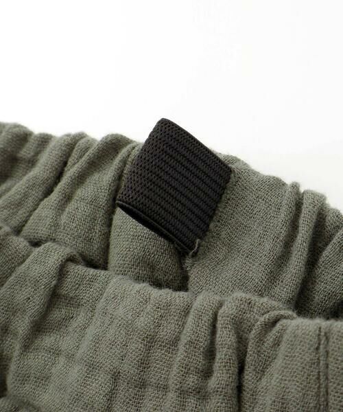 BeBe / べべ チノ・ワークパンツ | コットンガーゼ裾ボーダーロングパンツ(80~100cm) | 詳細12