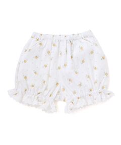 BeBe / べべ ベビー・キッズウエア | 【お揃い】花柄裾レースフリルブルマ(80~90cm)