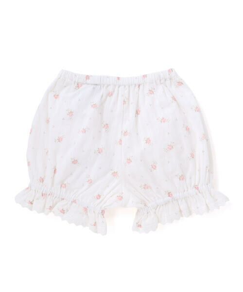 BeBe / べべ ベビー・キッズウエア | 【お揃い】花柄裾レースフリルブルマ(80~90cm) | 詳細5