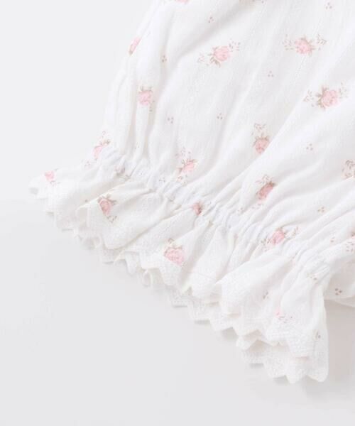 BeBe / べべ ベビー・キッズウエア | 【お揃い】花柄裾レースフリルブルマ(80~90cm) | 詳細6