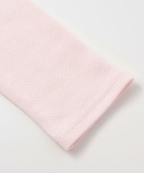 BeBe / べべ Tシャツ | ハートレースモチーフ針抜き長袖Tシャツ(80~100cm) | 詳細7