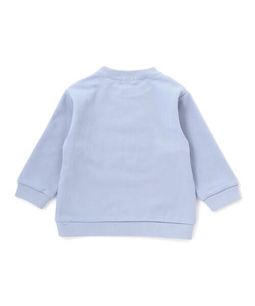 BeBe / べべ Tシャツ | カノコチェーンステッチロゴ長袖Tシャツ(80~100cm) | 詳細2