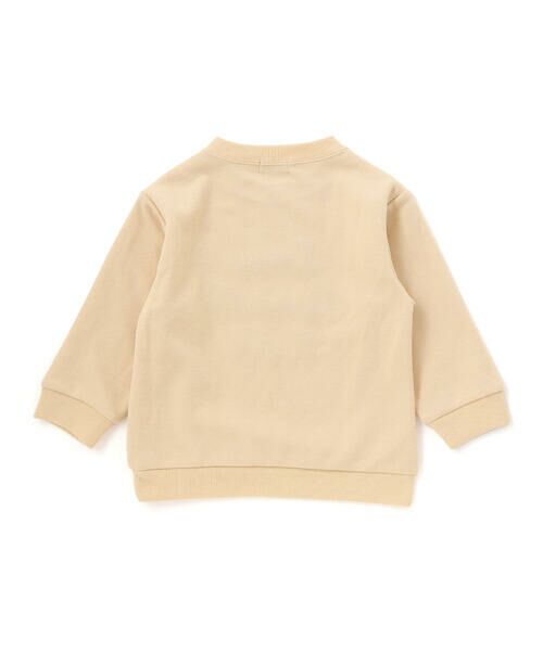 BeBe / べべ Tシャツ | カノコチェーンステッチロゴ長袖Tシャツ(80~100cm) | 詳細10