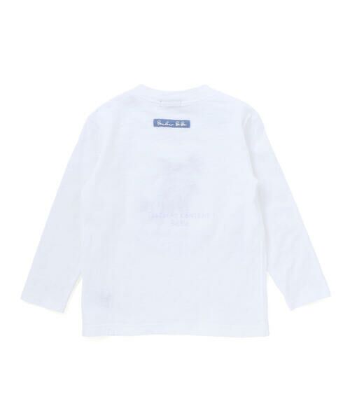 BeBe / べべ Tシャツ | スラブ天竺DOGプリント長袖Tシャツ(80~100cm) | 詳細5